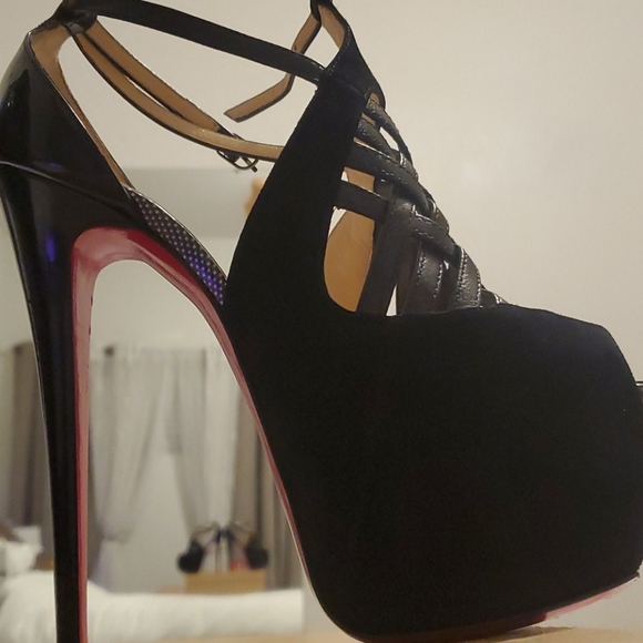 Carlota  160 veau vel/patent  authentic CL 38.5 - Picture 12 of 16